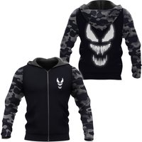 Ve@nom Gifts Glowing Night Light Print Fleece Unisex Hoodie