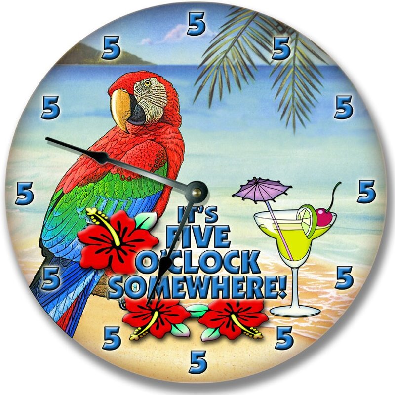 Somewhere Silent Wall Clock — Décoration murale