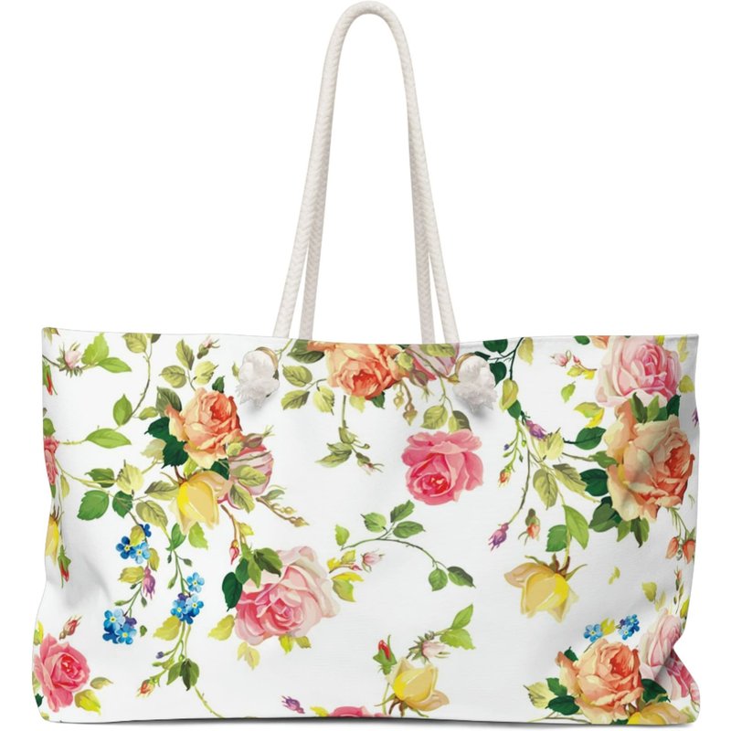 Vintage Floral Print Weekender Bag — Sacs fourre-tout
