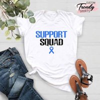 Colon Cancer Support Squad Team T-shirt