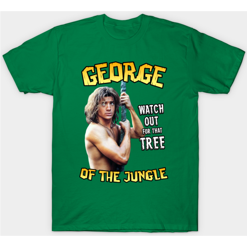 George Of The Jungle Tree - Brendan Fraser - T-shirt — T-shirts pour hommes