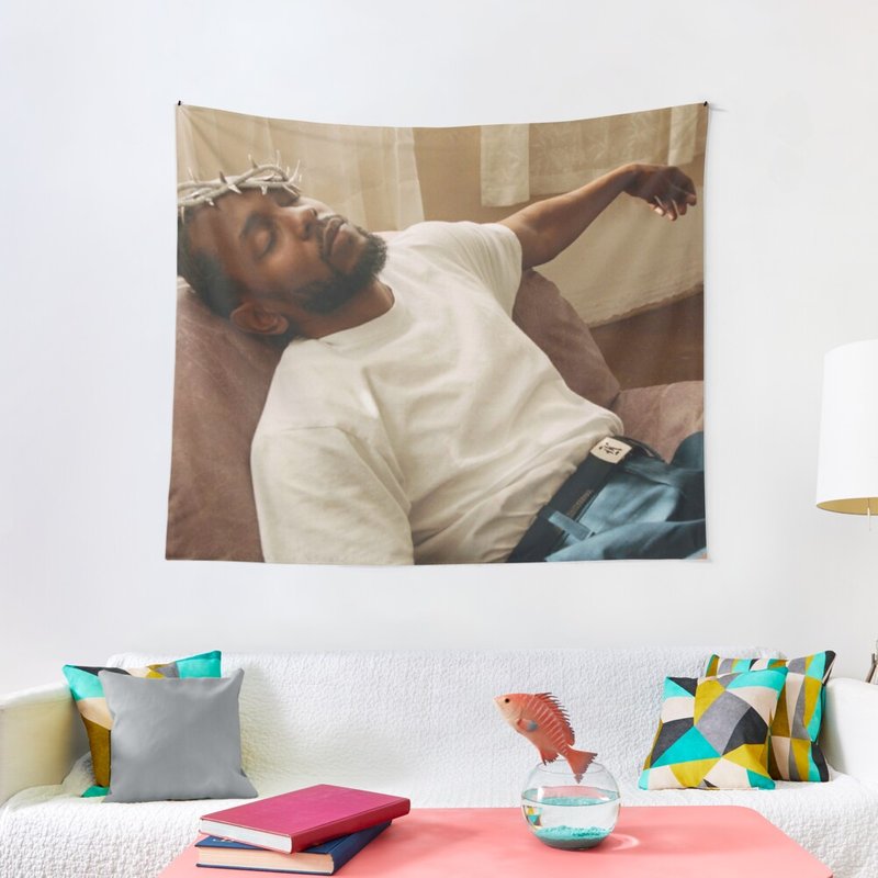 Kendrick Lamar Sleeping Tapestry — Tapisseries murales