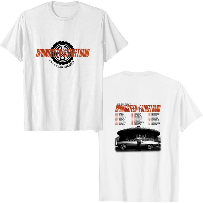 Bruce Springsteen And The E Street Band 2023 Tour T-shirt, Rock Tour 2023 Shirt — Mens T Shirts