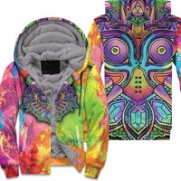 Majora Antagonist Legend Of Zelda Abstract 3d Fleece Zip Hoodies