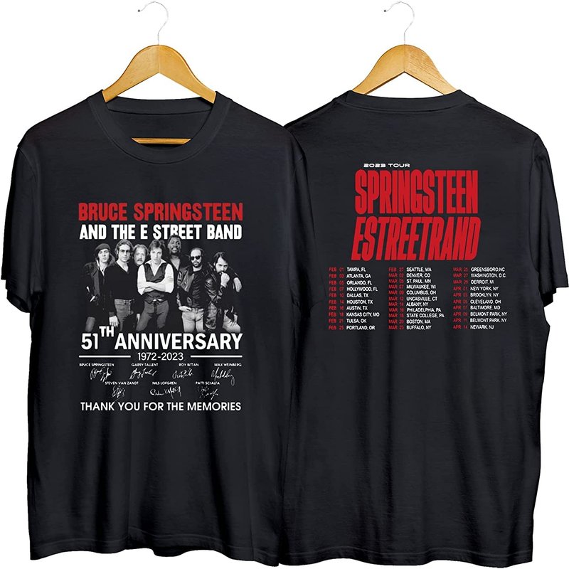 Bruce Springsteen And The E Street Band 2023 Tour Shirt, Bruce Springsteen 2023 Concert Shirt — Mens T Shirts