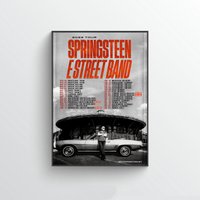 Bruce Springsteen European Tour 2023 Poster — Affiches et impressions