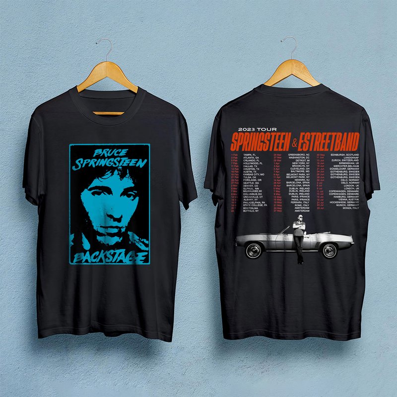 Bruce Springsteen And The E Street Band 2023 Tour Shirt — T-shirts pour hommes
