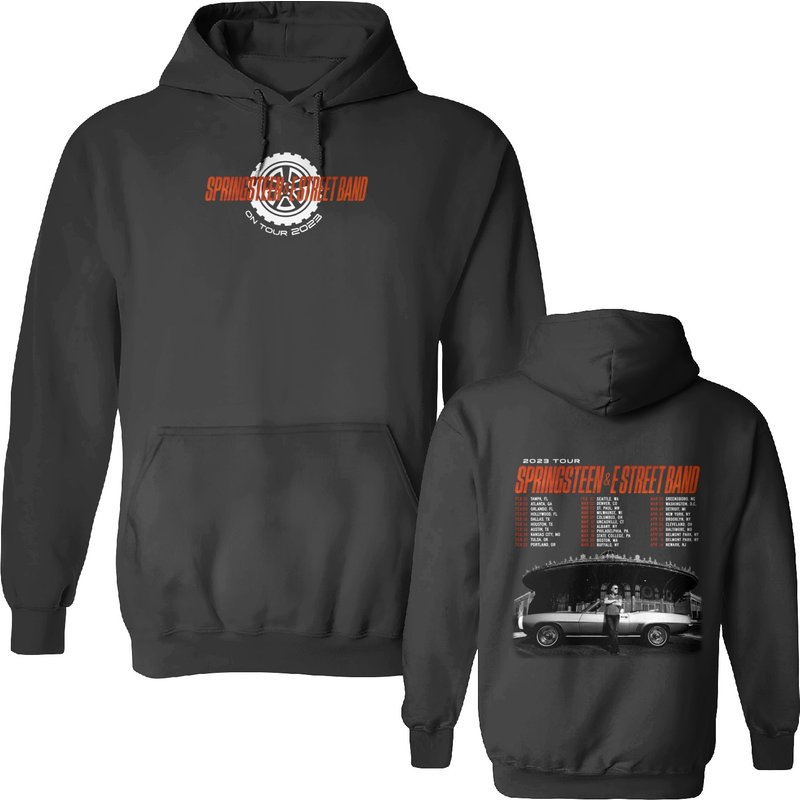 Bruce Springsteen 2023 Tour Hoodie — Sweats à capuche pour hommes