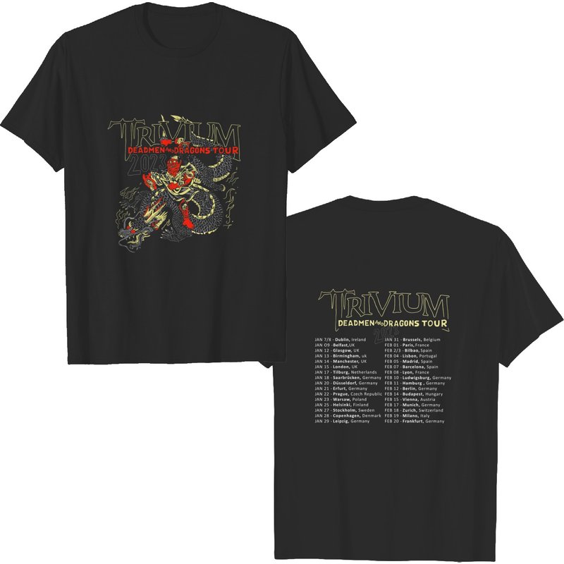 Trivium Tour 2023 Shirt, Deadmen And Dragon Tour 2023 Shirt — T-shirts pour hommes