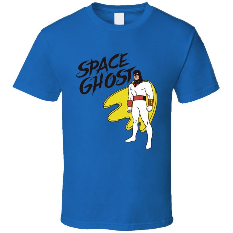 Space Ghost Classic Cartoon Rare Vintage Throwback Old School T Shirt — T-shirts pour hommes