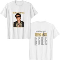 2017 Bruno Mars World Tour Shirt, 2017 Bruno Mars Tour Dates Shirt — Mens T Shirts