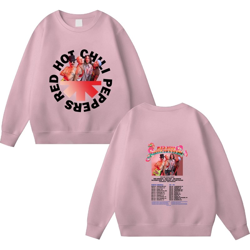 Red Hot Chili Peppers 2023 Tour Sweatshirt — Sweats à capuche pour hommes
