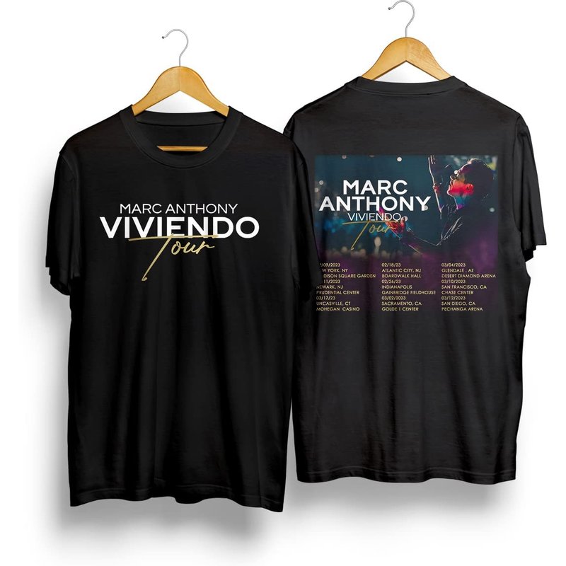 Marc Anthony 2023 Tour Shirt Tour 2023 Tshirt — T-shirts pour hommes