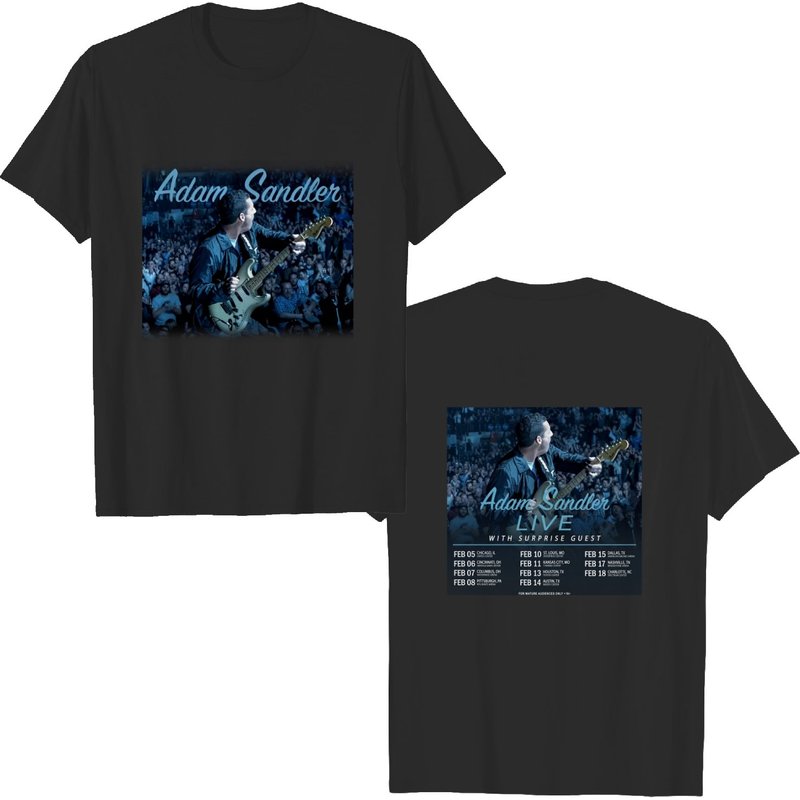 Adam Sandler Shirt Tour 2023 Tshirt — T-shirts pour hommes