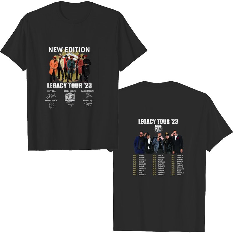 2023 Edition Band Tour T Shirt — T-shirts pour hommes