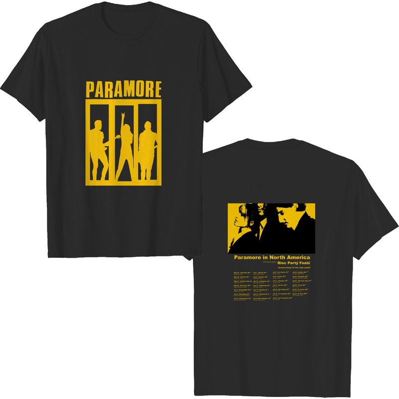 Paramore In North America Tour Shirt, Paramore 2023 Tour Shirt — T-shirts pour hommes