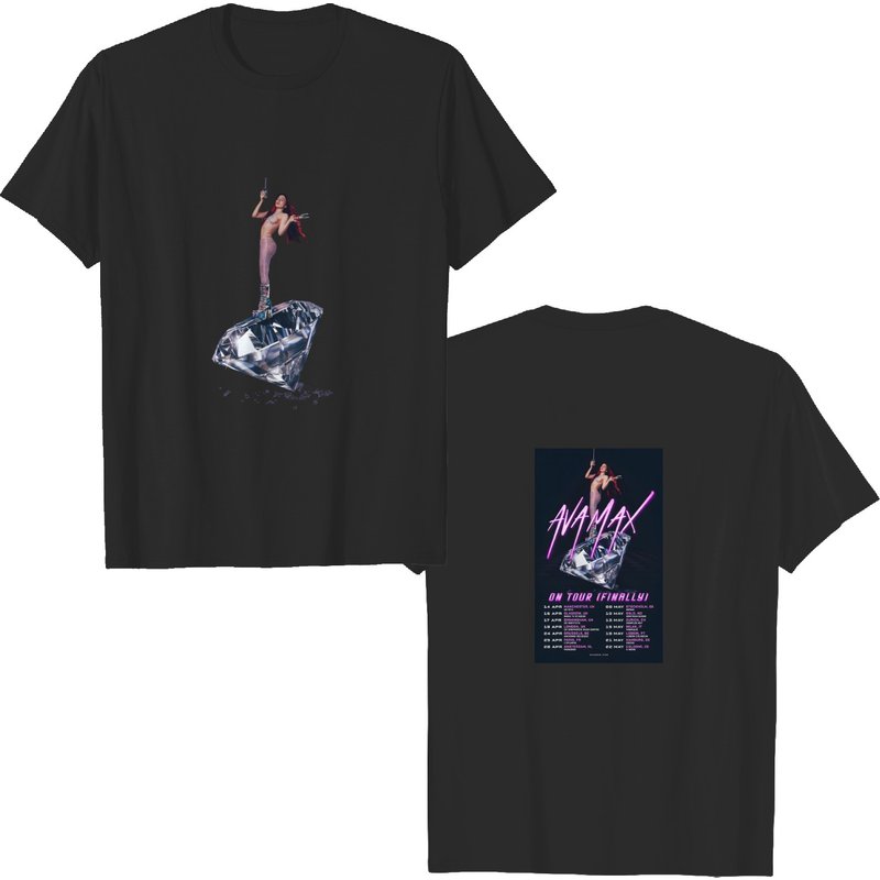 Ava Max 2023 Tour Shirt, Diamonds And Dancefloors 2023 Tour Shirt — T-shirts pour hommes