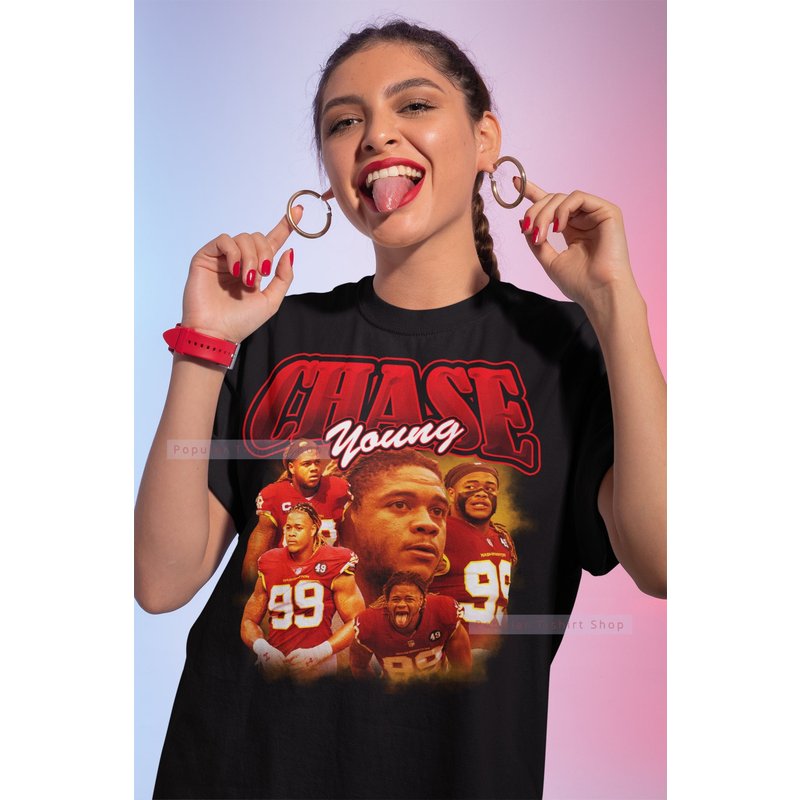 Chase Young Vintage Unisex Shirt, Vintage Chase Young Tshirt — T-shirts pour hommes