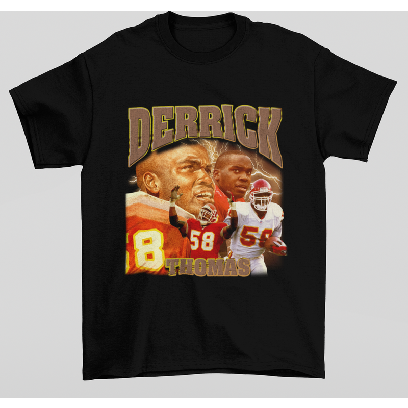 Derrick Thomas Vintage Unisex Shirt, Vintage Derrick Thomas Tshirt Gift — T-shirts pour hommes