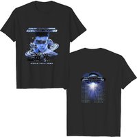 Rauw Alejandro Saturno 2023 World Tour Double Sided Shirt — T-shirts pour hommes
