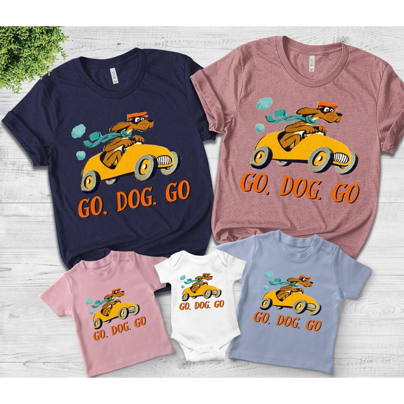 Go Dog Go Shirt, Any Theme Or Characters Shirt — T-shirts pour hommes