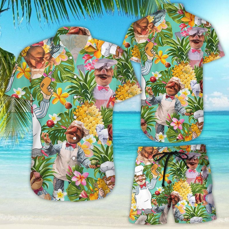 The Swedish Chef Hawaiian Shirt — Mens Casual Shirts
