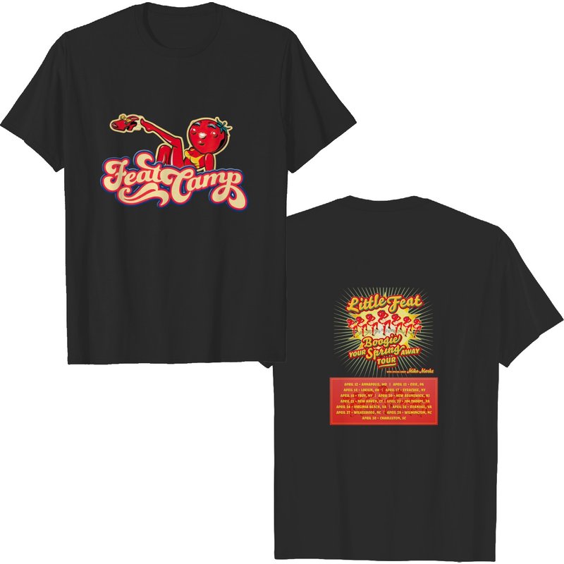Little Feat Tour 2023 Shirt, Boogie Your Spring Away Tour 2023 Shirt — T-shirts pour hommes