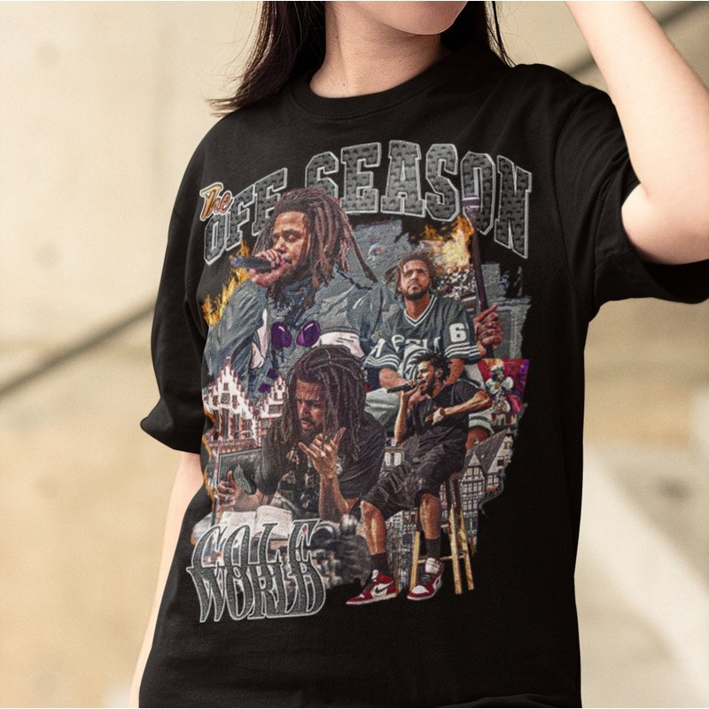 Vintage J Cole Shirt, Rapper T-shirt