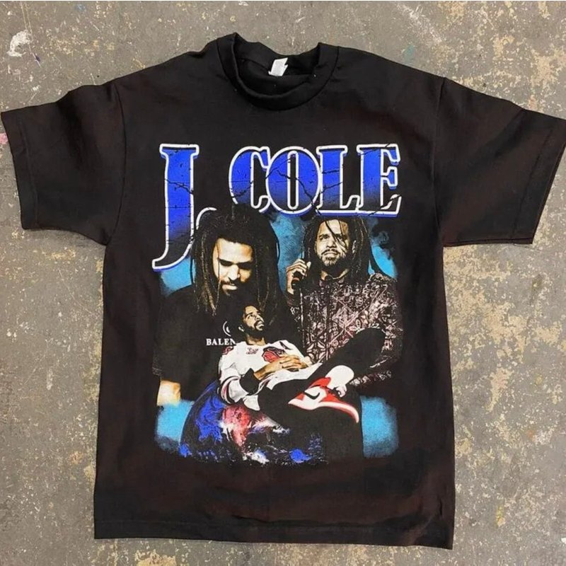 J Cole Hip Hop T-shirt — T-shirts pour hommes