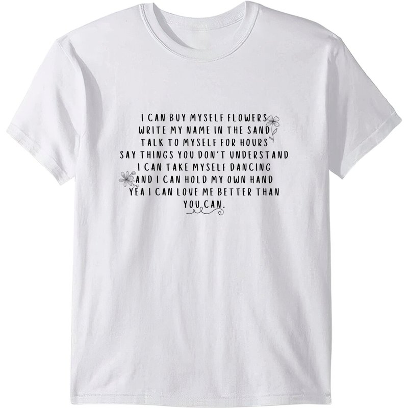 I Can Buy Myself Flowers Miley Cyrus T-shirts — T-shirts pour hommes