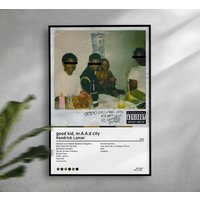 Kendrick Lamar / Kendrick Lamar Posters / Good Kid, M.a.a.d City Poster/ Album Cover Poster — Posters & Prints