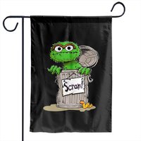 Oscar The Grouch Scram Garden Flags