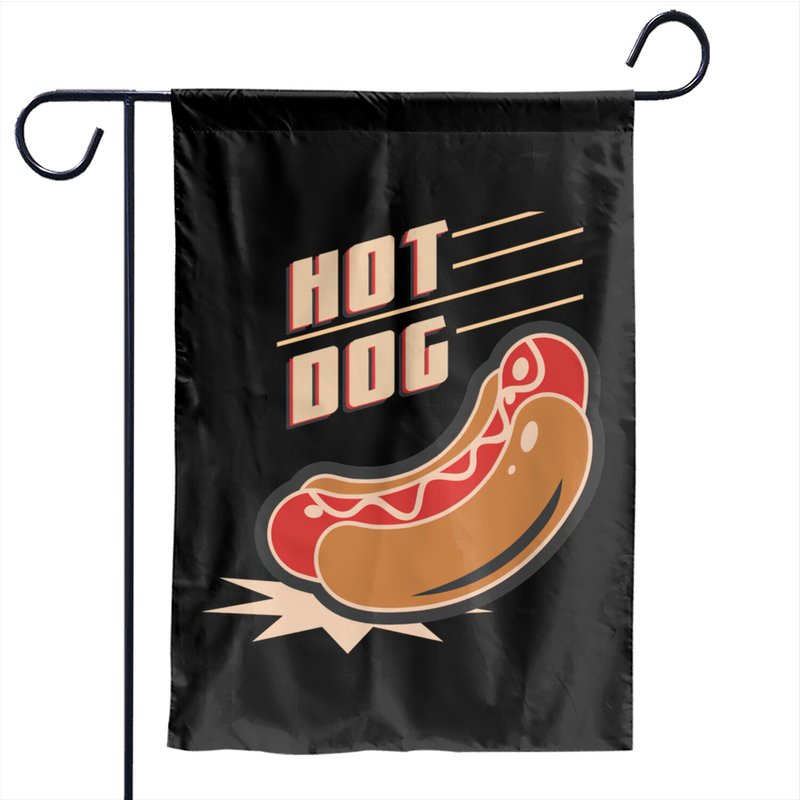 Hot Dog - Hot Dog - Garden Flags — Drapeaux décoratifs