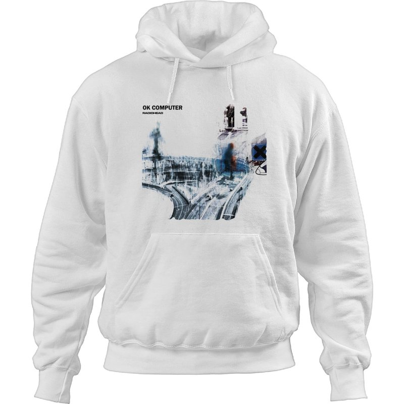 Radiohead Ok Computer Hoodies 1997 Nigel Godrich, Colin Greenwood, Thom Yorke — Sweats à capuche pour hommes