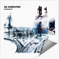Radiohead Ok Computer Stickers 1997 Nigel Godrich, Colin Greenwood, Thom Yorke