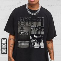 Jay Z Reasonable Doubt Shirt, Jay Z Style Hip Hop 90s Vintage T-shirt