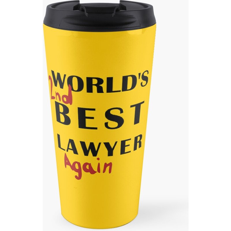 World's 2nd Best Lawyer Again Travel Coffee Mug — Tasses et gobelets