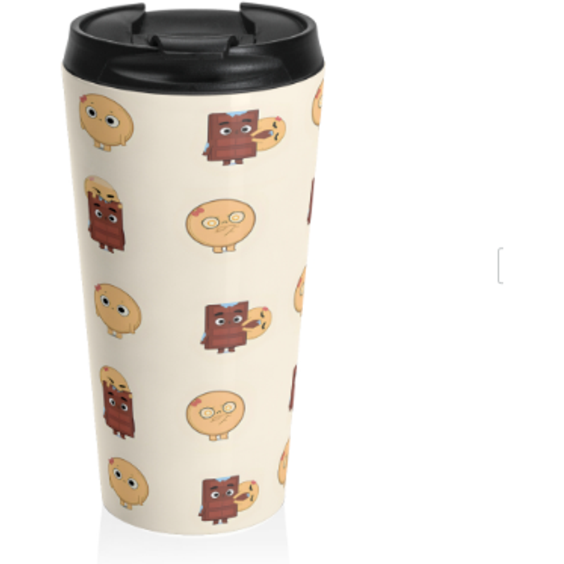 Choco And Pancake Travel Coffee Mug — Tasses et gobelets