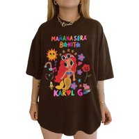 Karol G Manana Sera Bonito Shirt, La Bichota T-shirt 2023 Album — T-shirts pour hommes