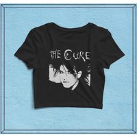 The Cure Robert Smith Vintage Crop Top - Music Shirt, The Cure Shirt — T-shirts pour hommes