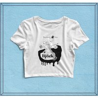 Vintage Bjork Greatest Hits Crop Top - Music Shirt