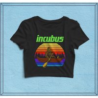 Incubus Tour Crop Top - Music Shirt, Women Shirts — T-shirts pour hommes