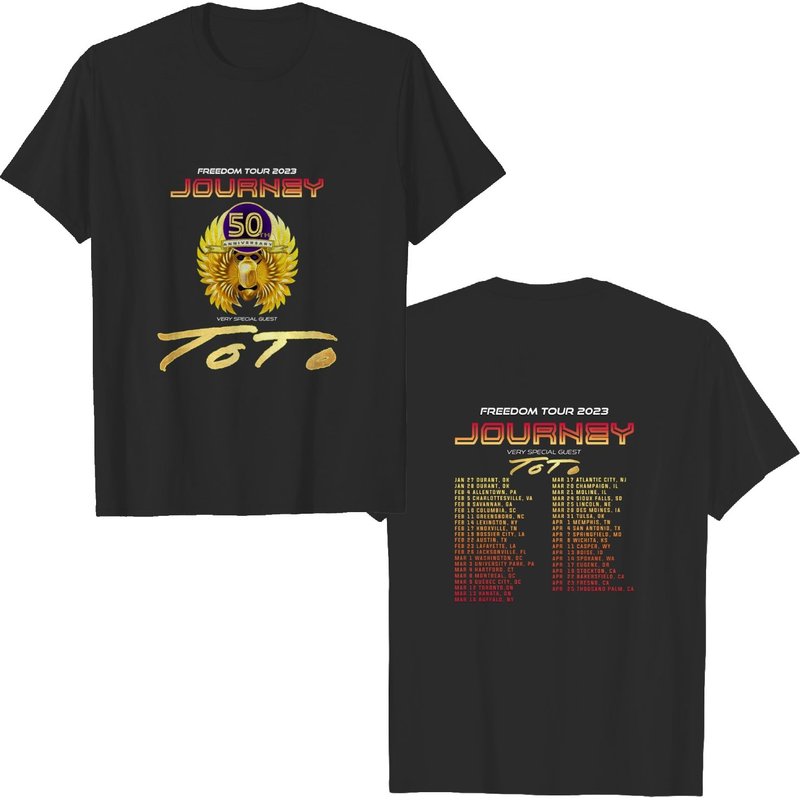 Journey 50th Anniversary Tour T-shirt — T-shirts pour hommes