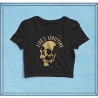 Jane's Addiction Vintage Tour Crop Top - Music Shirt, Women Shirts