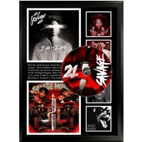 21 Savage "i Am > I Was" "savage Mode Ii" "without Warning" "her Loss" "slaughter Tape" - Poster — Posters & Prints