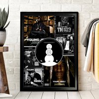 Young Jeezy "lets Get It: Thug Motivation 101" "recession" "the Inspiration" Cd Album Cover Poster — Affiches et impressions