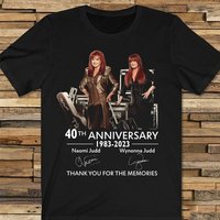 The Judds 40th Anniversary 1983-2023 Signature T-shirt, The Judds Final Tour 2023 Shirt