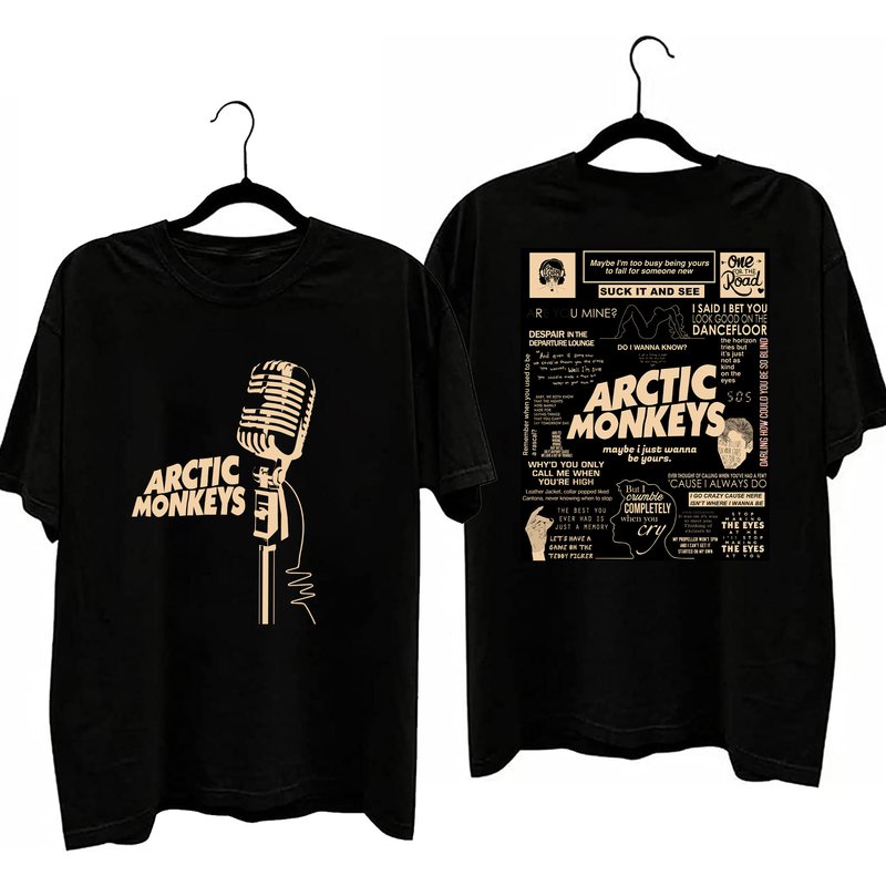 2023 Arctic Monkeys North American Tour Shirt — T-shirts pour hommes
