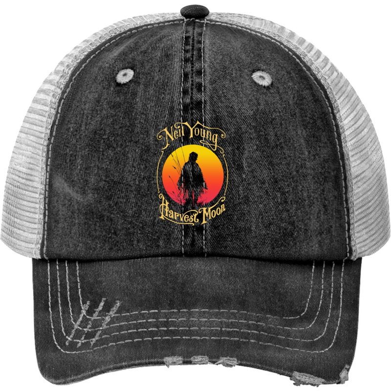 Neil Young Mens Print Trucker Hat — Casquette de baseball