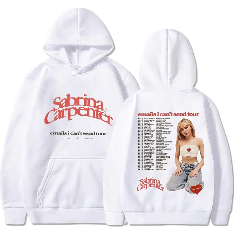 Email I Can't Send Tour 2023, Sabrina Carpenter Email I Can't Send Tour Hoodie — Sweats à capuche pour hommes